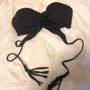 Seafolly black bikini top only